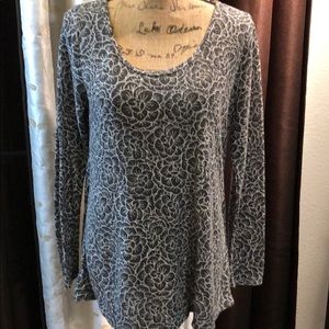 LuLaRoe Floral Print Sweater Material